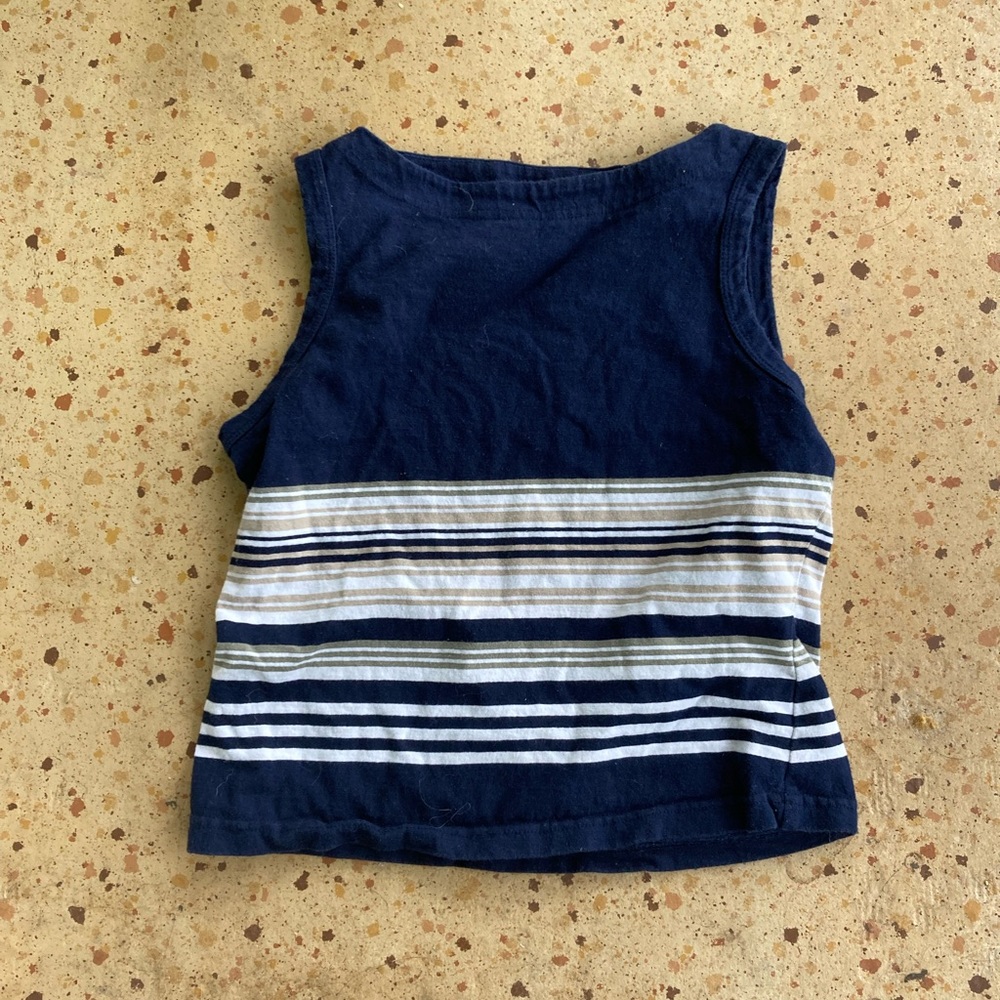 A crop top tank top